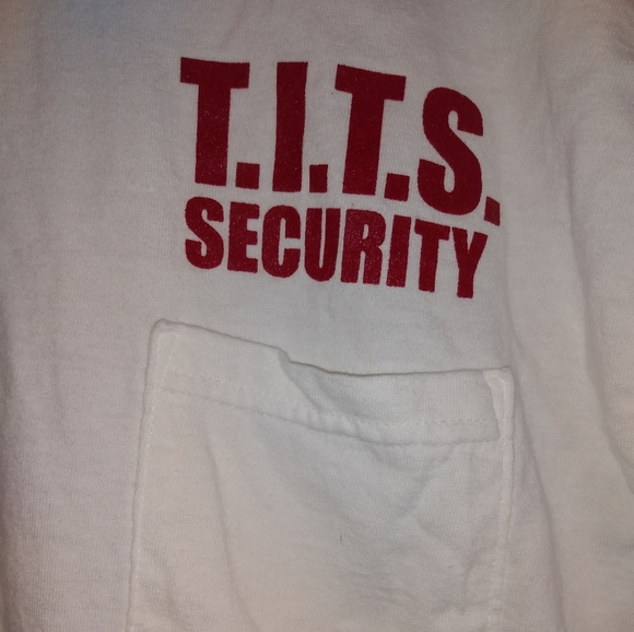 🔴 SALE Daytona Bike Week T-shirt 2010 "T.I.T.S. Security" - Picture 2 of 4